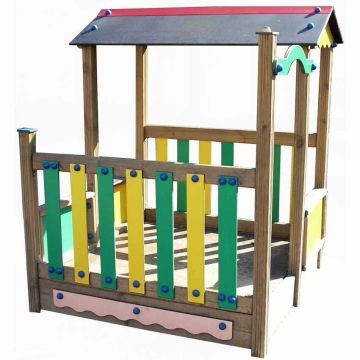 Cabane de jeu enfants pour collectivité