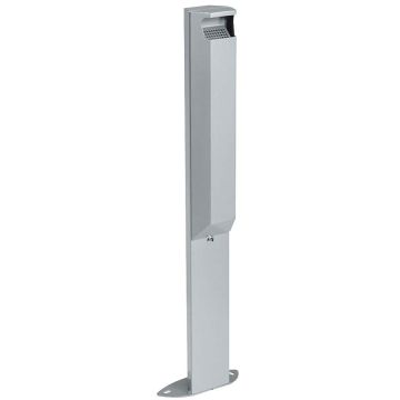 Cendrier sur pied 3L avec serrure - Gris manganese