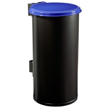 Poubelle TUBO 80L - Couvercle rouge