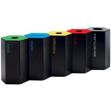 Poubelle tri-sélectif - Jaune - Emballages