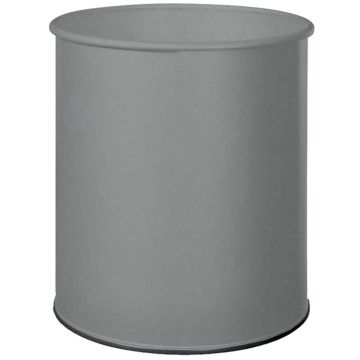 Corbeille à papier métal - Gris manganese