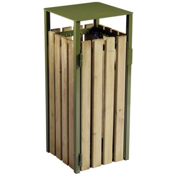 Corbeille 110L - Vert RAL 6005