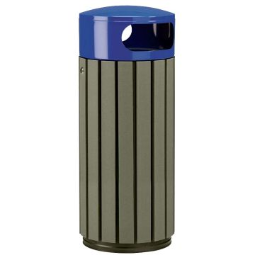 Corbeille lattes recyclées Lalinde 60L