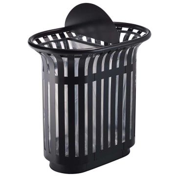 Corbeille tulipe tri-sélectif - Gris manganese