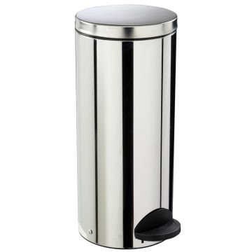 Poubelle à pédale 30L - Inox AISI 304