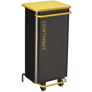 Poubelle tri mobile 110L - Emballage