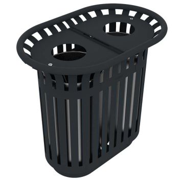 Poubelle tulipe tri-sélectif 80L avec option stickers