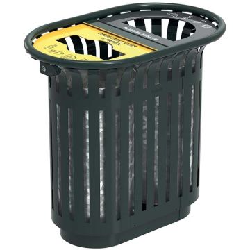 Poubelle tulipe tri-sélectif 80L avec option stickers