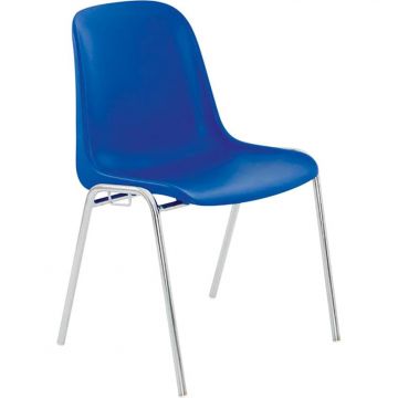 Chaise coque Lena - Bleu