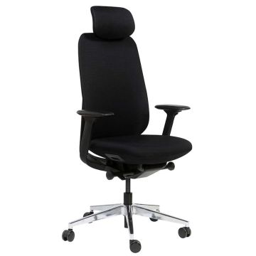 Siège bureau Pullman Noir avec têtière