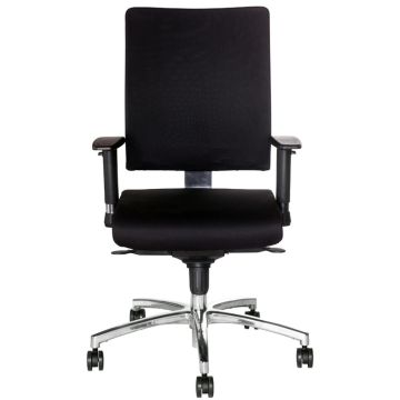 Fauteuil Lead Noir - Vue face