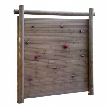 Parcours de santé : Module mur d'escalade 2 faces