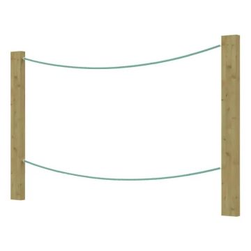 Parcours de santé : Cordes d'équilibre - Pont de Tarzan