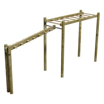 Echelle inclinée de suspension - Parcours santé