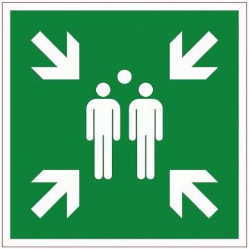 Signalétique Point De Rassemblement 350 mm