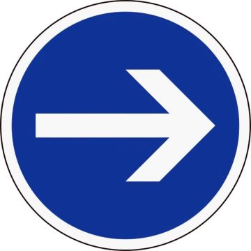 Signalétique Sens Obligatoire
