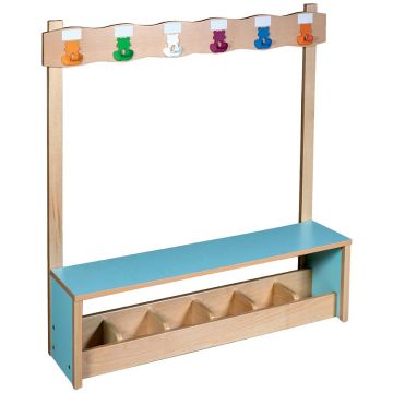 Banc vestiaire école maternelle Murmure