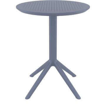 Table ronde bistrot - Noir