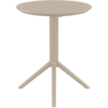 Table ronde bistrot - Noir