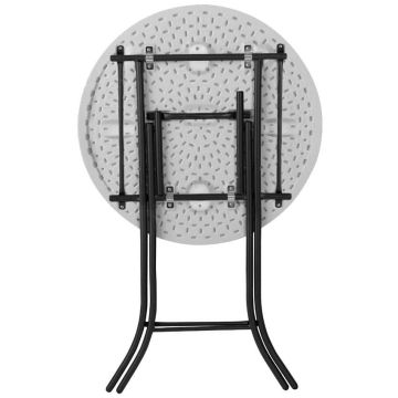 Table pliante mange-debout Lifetime - Blanc