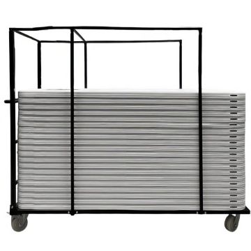 Chariot de transport de tables pliantes rectangulaires