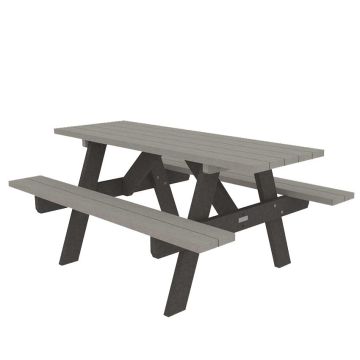 Table pique-nique matière recyclée - Version standard - Marron