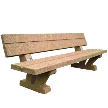 Banc public béton Sarlat