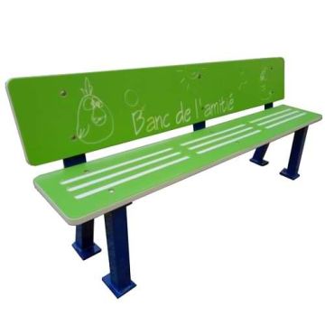 Banc de l'amitié pour cour d'école