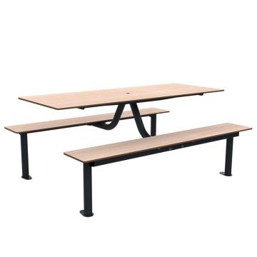 Table pique-nique Mika 8 places - Teck