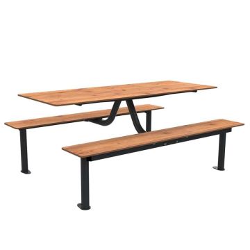 Table pique-nique Mika 8 places - Teck
