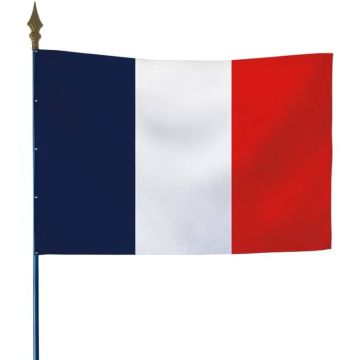 Drapeau France sur hampe