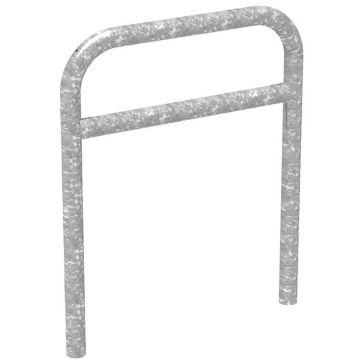 Arceau appui cycles renforcé galvanisé - Sur platines