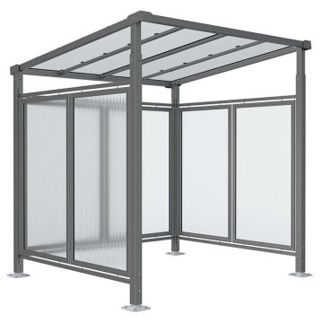 Abri vélos Milan avec bardages 2520 mm