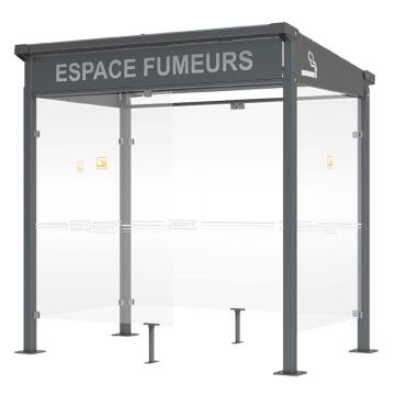 Abri fumeur extérieur