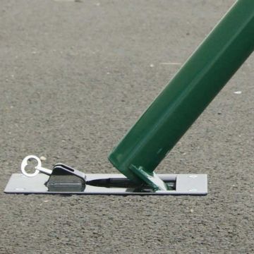 Potelet rabattable - Finition peint au RAL