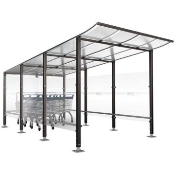 Abri chariots magasin - Sur platines