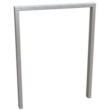 Appui vélo Milan avec signalétique vélo (sur platines)