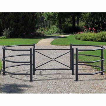 Barrière sélective d'accès fixe + Option barrière tournante