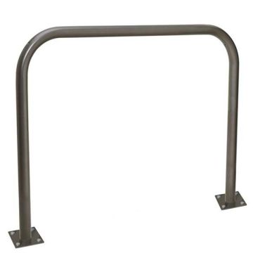 Arceau simple peint au RAL - L. 1000 mm - Sur platines