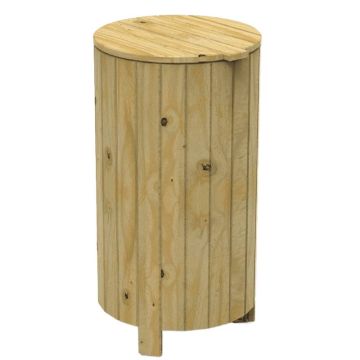 Poubelle extérieure bois 90 litres Bocage