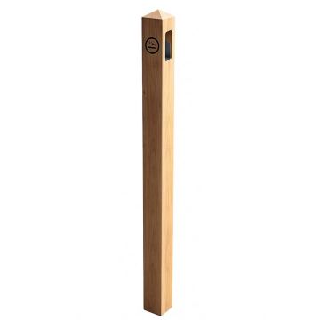 Borne cendrier en bois
