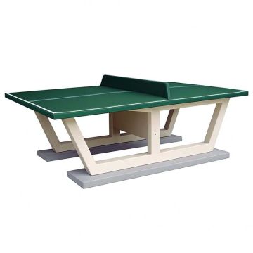 Table ping-pong béton armé NF - Coloris VERT