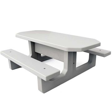 Table pique-nique béton PMR - Couleur