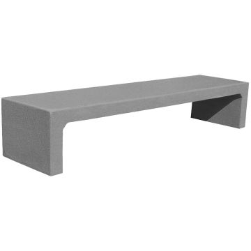 Banc béton couleur (ex : gris)