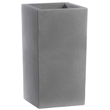 Jardinière extérieure résine rotomoulée haute - Gris anthracite