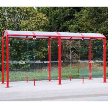 Abri fumeurs extérieur Premium - L. 2500 mm
