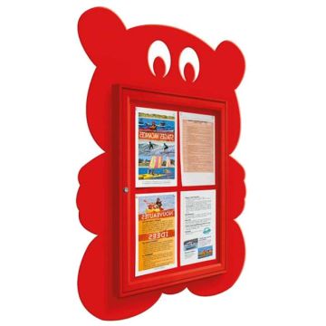 Vitrine spéciale école - Modèle Hibou