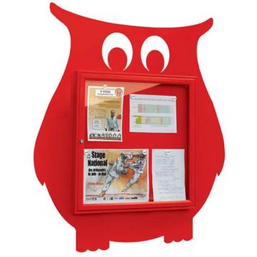 Vitrine spéciale école - Modèle Hibou