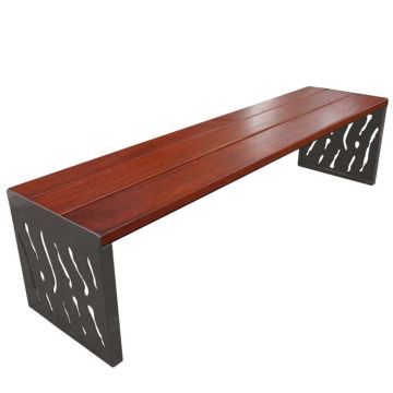 Banquette public Venise - Teinte chêne clair