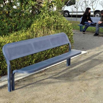 Banc public acier Virgile
